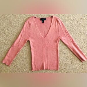 Forever 21 Fitted V-Neck Sweater